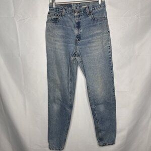 Vintage Levis 550 Jeans Womens Sz 6 Light Wash Relaxed Fit Tapered Leg High Rise